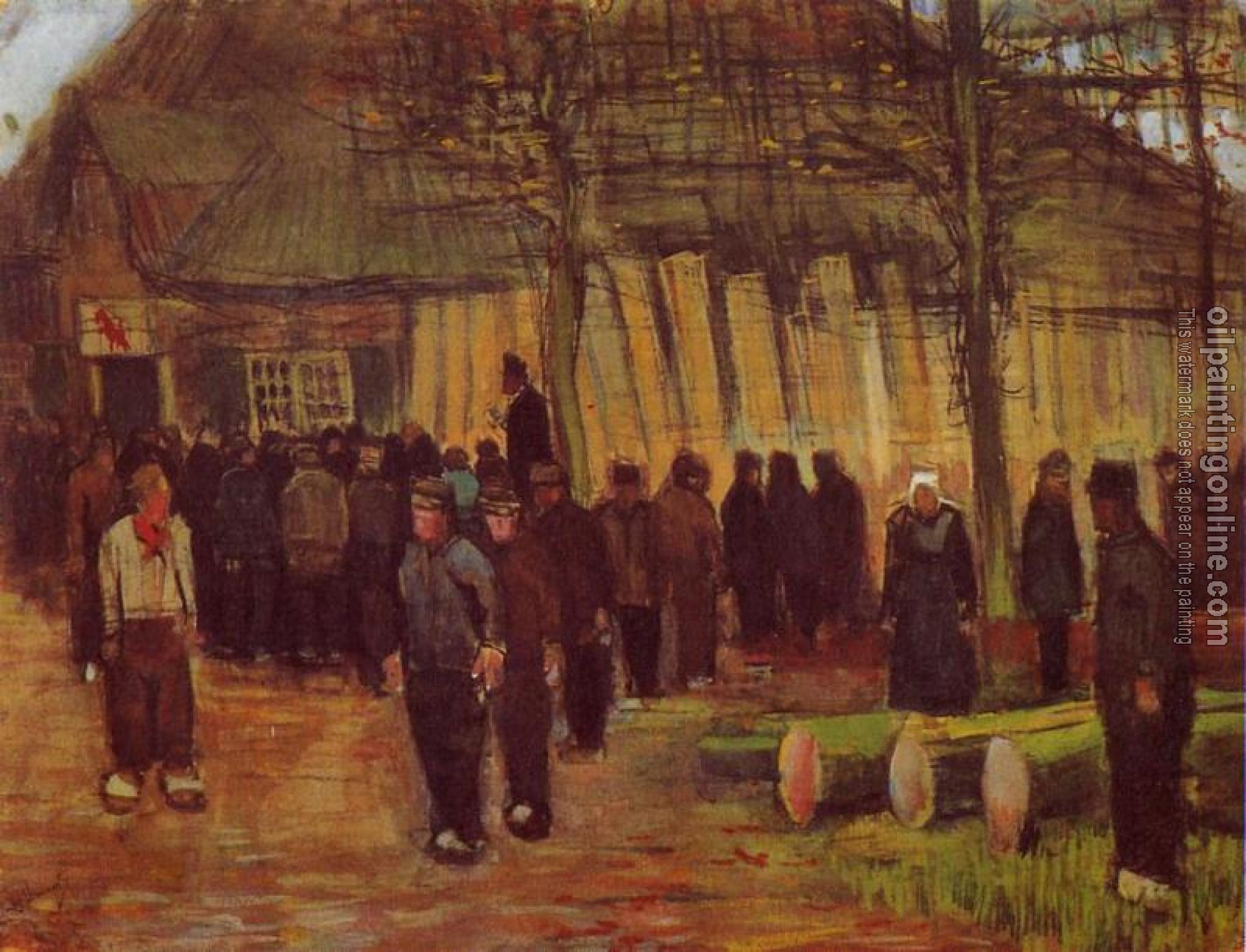 Gogh, Vincent van - A Wood Auction